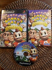 Super Monkey Ball Deluxe (Sony PlayStation 2 2005) PS2 COMPLETE W/ CASE & MANUAL