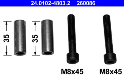 ATE 24.0102-4803.2 Guide Sleeve Kit, brake caliper for SEAT, VW