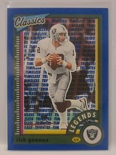 2022 Panini Classics Rich Gannon Legends Timeless Tributes Blue 116/125-Raiders
