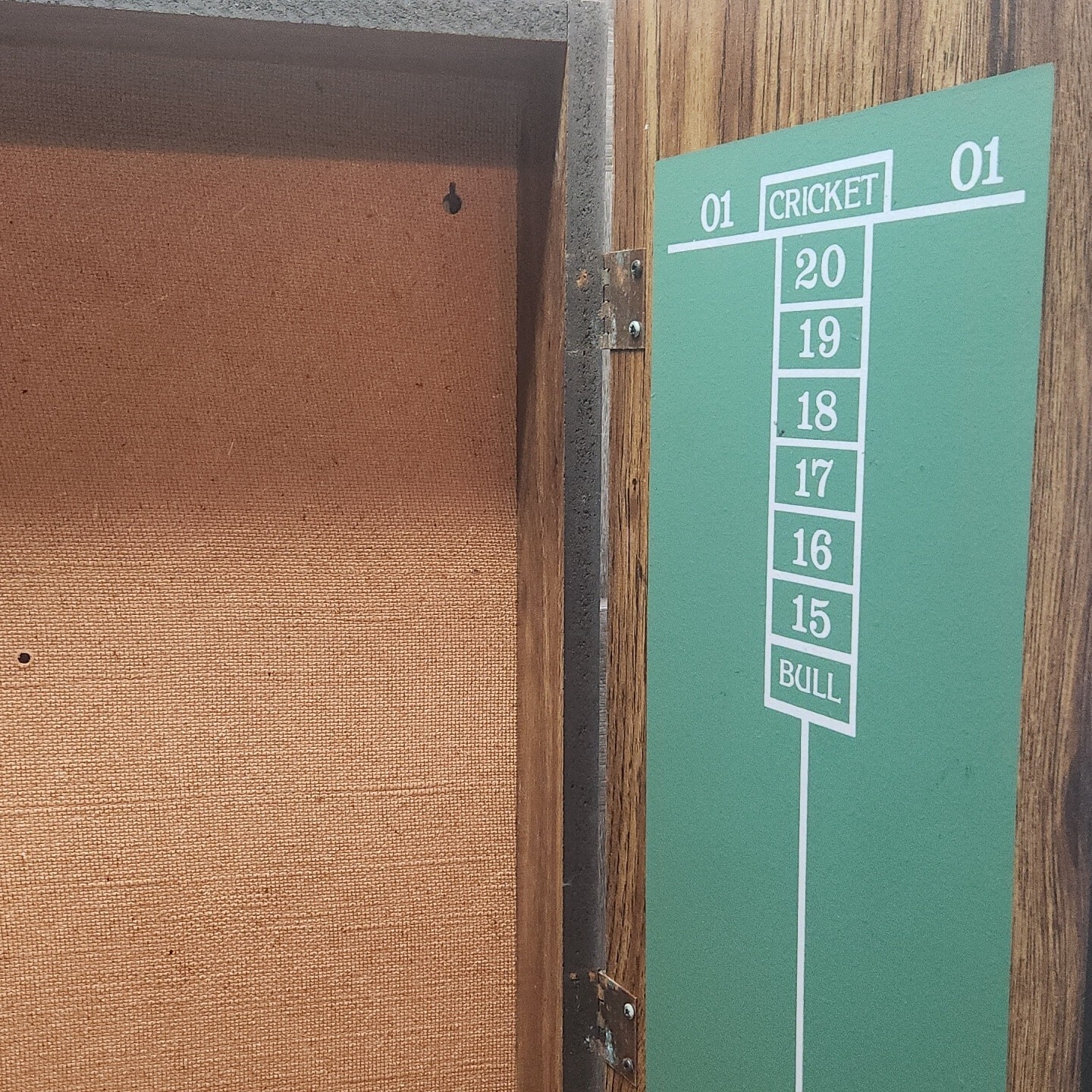 Vintage 1989 Cheers Tv Show Dart Board Wood Man Cave Bar Decor