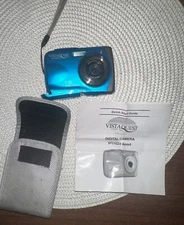 Vista Quest Digital Camera 16 Mega Pixels Aqua Blue VQ1624 Sport UW