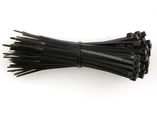 1000 Pack 4" Inch Black Nylon Cable Zip Ties 25lbs 100mm Wire Tie-Wrap Straps UL