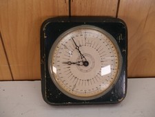ANTIQUE KEY WOUND GLASS FACED KITCHEN TIMER NO KEY UNTESTED