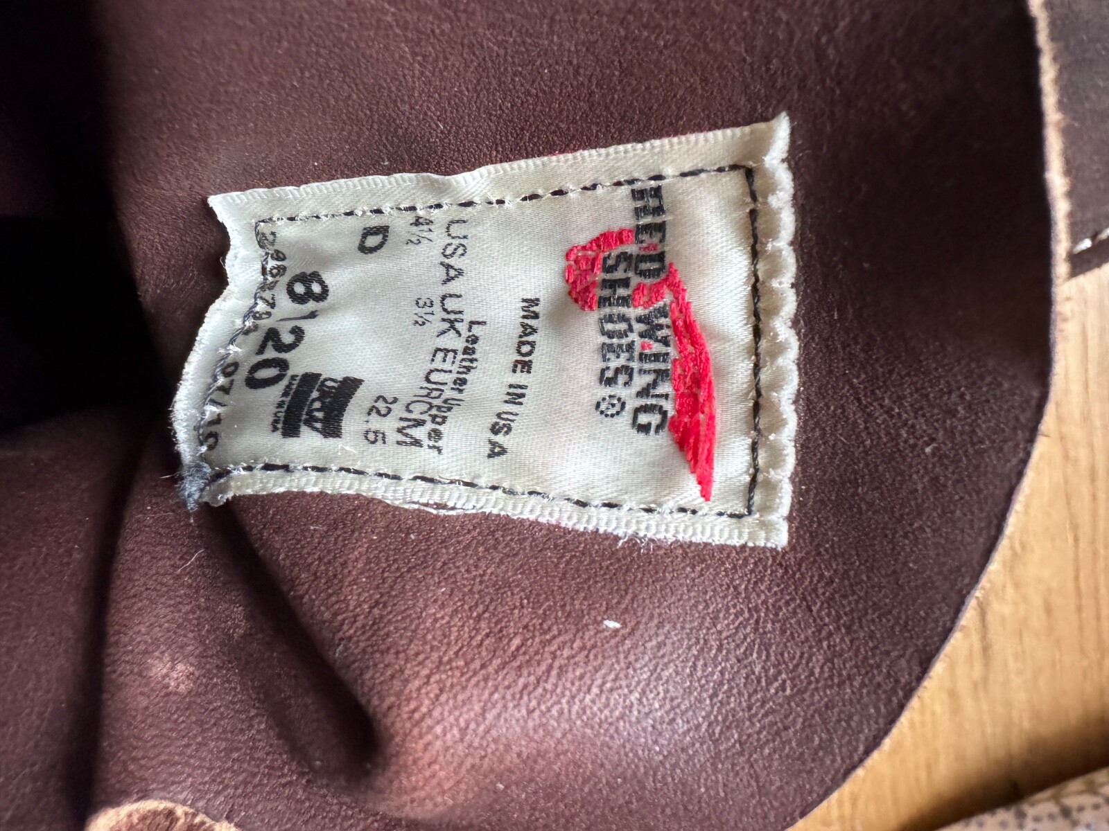 Red Wing 8120 Moc Toe Java Brown, Special Edition… - image 6