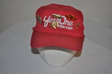 YEAR ONE SHOW STAFF Red adj. hat CAP  + 5 tie tac pins Car Roadrunner Plane VGC