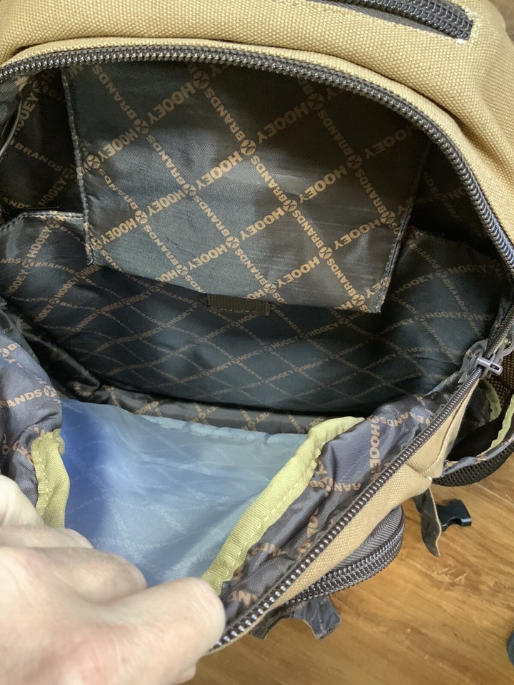 Hooey Mule Backpack Western Utility Bag Hat Boot Holder Tan Brown