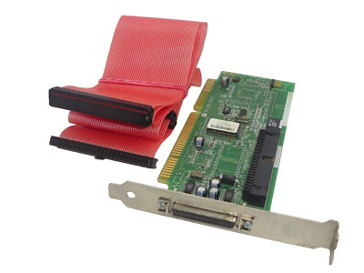 ADAPTEC AHA-1510/20/22B 16 BIT ISA SCSI CONTROLLER CARD MIT SCSI KABEL #GK11031
