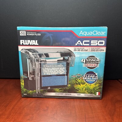 Fluval AquaClear AC50 Aquarium Power Filter - NEW (6109)
