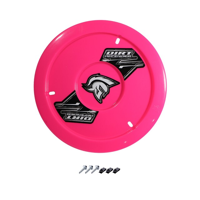 Dirt Defender 100702 Neon Pink Wheel Cover for Modifieds Late Models