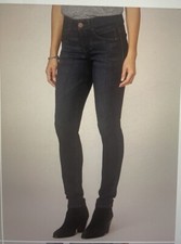 Democracy Jeans 8 Ab Solution Technology Skinny Ankle Booty Lift Dark Blue READ