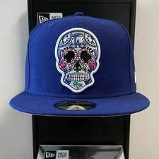 MLB - Los Angeles Dodgers Sugar Skull 59FIFTY Fitted New Era Cap - Blue