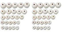 Silk Thread Jewellery Making Plastic Jhumka Mould Base 5 Sizes, 50 Pcs