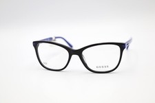 GUESS GU2673 005 Black / Blue 53-17-140 Eyeglass Frames Flex Hinges T116B