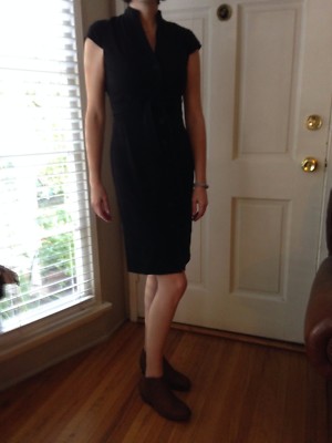 Calvin Klein, Women's, Black, Button Down, Belted Dress, Size 4- Fully  lined | eBay