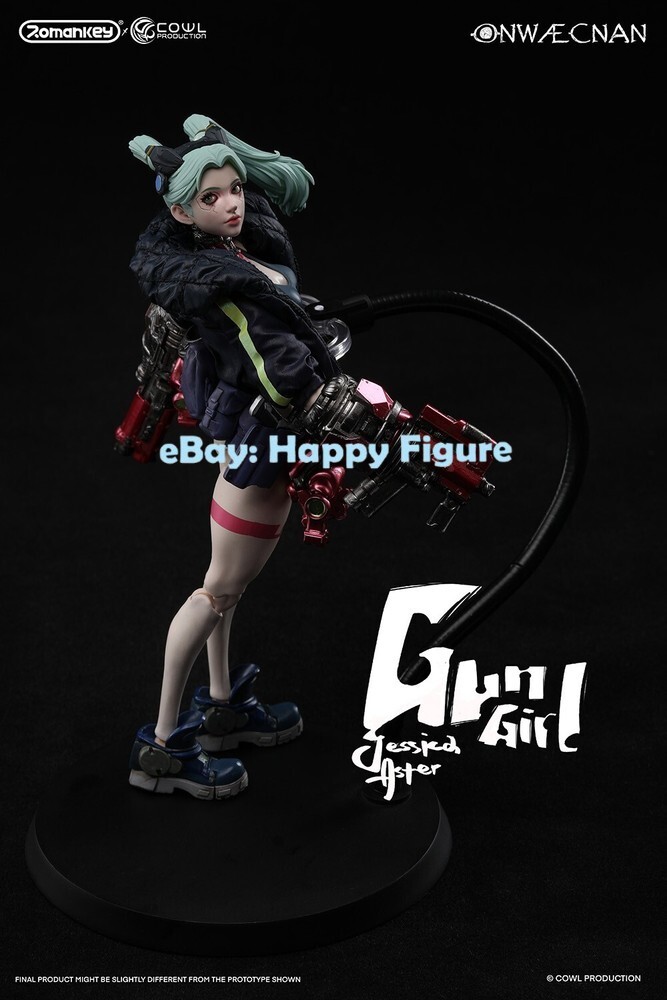 Romankey,×Cowl Gun Girl Deluxe Version Romankey x Cowl - 1/12 Gun Girl Action Figure(Standard