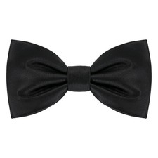 Mens Real Silk Classic Pre-Tied Bow Tie Formal Solid Tuxedo Tuxedo Bow Ties f...