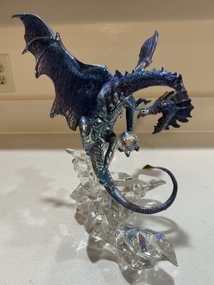 Franklin Mint- Purple Dragon Statue- Michael Whelan -Guardian Of The Skies-1