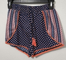 Japna Kids Girls Elastic Waist Shorts Beach Colorful Fresh Size 12