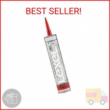 Sashco 13010 10.5oz Sashco Sealants Clear Lexel Adhesive Caulk, 10.5-Ounce
