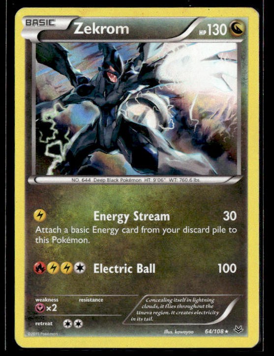 XY - Roaring Skies #64/108 Zekrom