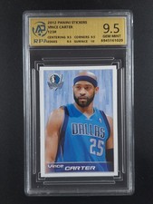2012 Panini Basketball Stickers VINCE CARTER Dallas Mavericks #123 RPA 9.5