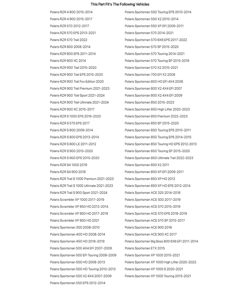 Tusk ATV/UTV Hitch Adaptor For POLARIS RZR S 900 2015-2020 - Image 2 of 4