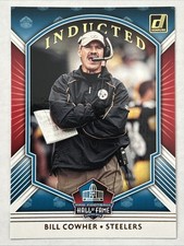 2020 Panini Donruss Inducted, Bill Cowher, Card #I-BC, Pittsburgh Steelers