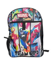 Marvel Avengers Backpack Iron Man Captain America Spider-Man Kids School Bag