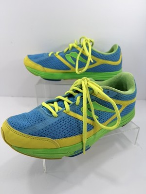 Newton Women's Energy 004213 Blue Green Yellow Running Shoes Sneakers Size 9.5