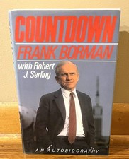 COUNTDOWN-Autobiography-FRANK BORMAN-Robert Sterling-Astronaut-SUPERB 1st HC DJ!