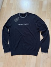 NWT 100 Authentic Emporior Armani Crew Neck Sweatshirt Men Small 245