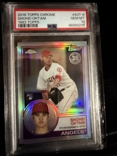 2018 Topps Chrome - 1983 Topps Refractor Shohei Ohtani #83T-6 (RC)