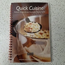 Quick Cuisine Kuhn Rikon 2004 Spiral Bound