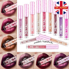 Liquid Lipstick Matte Metallic Glitter Shimmer Waterproof Lip Gloss Lip Glaze