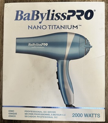 BaBylissPRO Nano Titanium Hair Dryer Blue 2000 watts