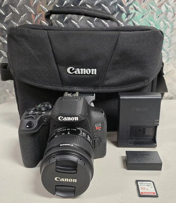 Canon EOS Rebel (T8i) 850D Camera w/ 18-55mm Lens - SD Card, Bag, Clicks 1478