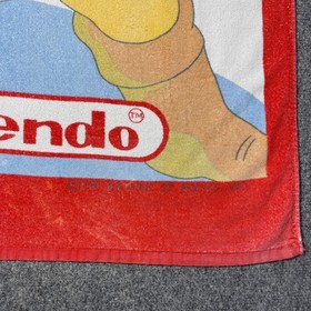 VINTAGE Nintendo 1988 Legend Of Zelda Beach Towel Link NES Videojuego A&ntilde;os 80 DEFECTOS