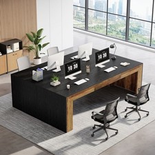 200CM Extra Long Computer Desk, 2 Person Wooden Writing Table for Home Office — image 9