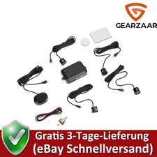 Rückfahrwarner Auto 4 Sensoren hinten Parkhilfe Schwarz Auto Universal PDC