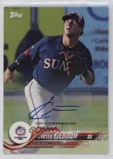 2018 Topps Pro Debut Auto Carter Kieboom #6 Auto 11mg