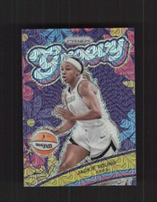 2024 Panini Prizm WNBA #6 Jackie Young Groovy Prizms Mojo #/25