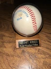 Sandy Koufax Nolan Ryan Bob Feller Signed Baseball with COA No Hit Kings *NICE*