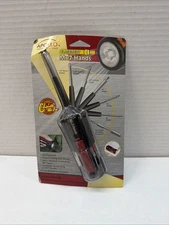 Mr 7 Hands Multi Tool Flashlight Seven Screwdriver LED Work Light Magnetic Tip