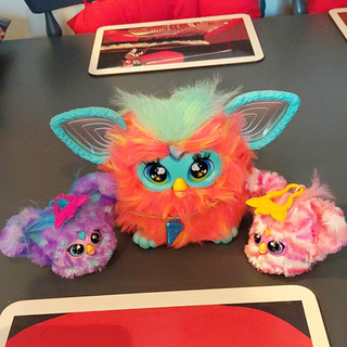Hasbro Furby Boom Electronic Toy Pet Lot of 3 incl. 2 Furblings MPN B0444