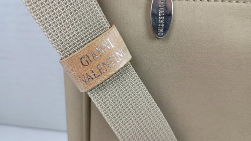 Gianni Valentino Nylon Crossbody Schulter Handtasche Geldbeutel - Bild 5 von 10