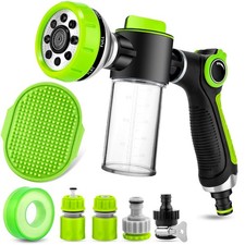 Dog Washing Hose Attachment, 8in1 Sprayer Mode Garden Hose Nozzle