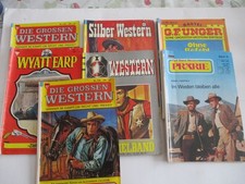 Konvolut  7 alte Westernhefte aus de 70er Jah...