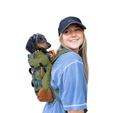 K9 Sport Sack Urban 3 - Small, Leafy - Ideal for Dogs with 13-16  Back Len