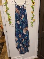 Old Navy Medium Coral Beachy Long Summer Dress