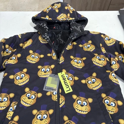 FNAF Rare Reversible Jacket Lumen Theorywear Five Nights at Freddy's Size L NWT image 3
